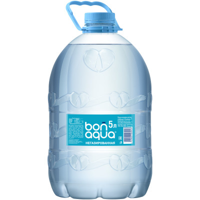 Вода BonAqua питьевая негазированная, 5л