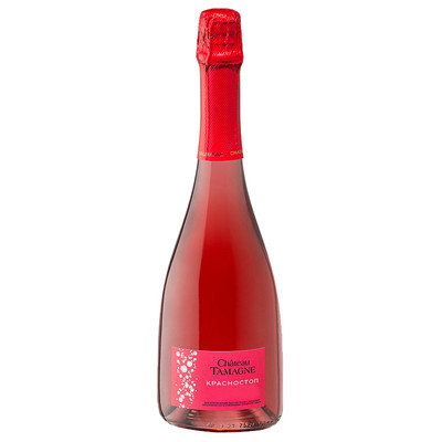 Вино игристое Chateau Tamagne Красностоп розовое полусухое, 750мл