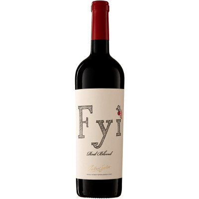 Вино Fyi Red Blend красное сухое 14.5%, 750мл