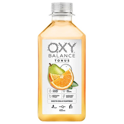 Напиток безалкогольный Oxy Balance Tonus со вкусом апельсин-груша негазированный, 400мл
