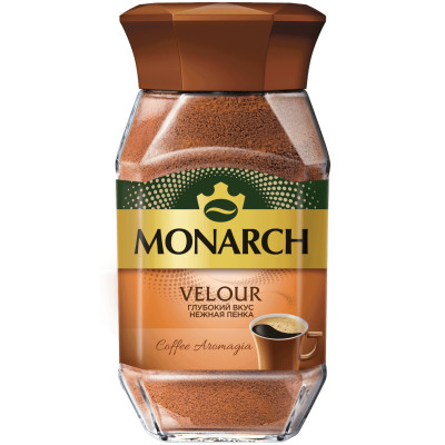 Кофе Monarch Velour натуральный растворимый, 95г