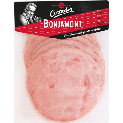 Ветчина Cortador Бонжамон из свинины вареная, 120г