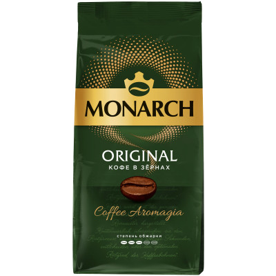 Кофе Monarch Original натуральный жареный в зёрнах, 230г