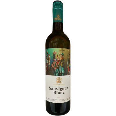 Вино Zvonko Bogdan Sauvignon Blanc белое сухое 13.5%, 750мл