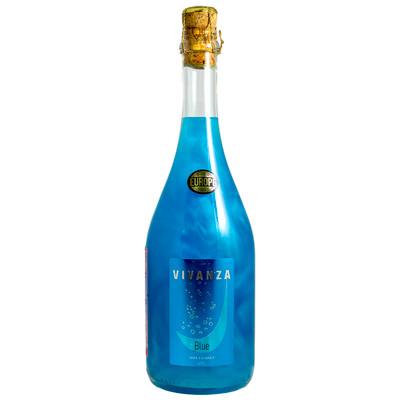 Винный напиток газированный Vivanza Blu Vivanza Blu сладкий 8%, 750мл
