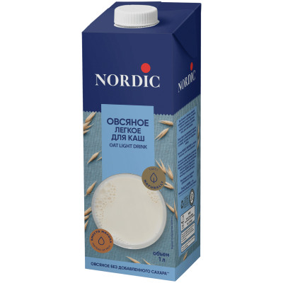 Напиток Nordic Oat Light овсяный, 1л