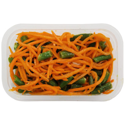 Салат Сытно Вкусно зелёная фасоль с морковью по-корейски, 200г