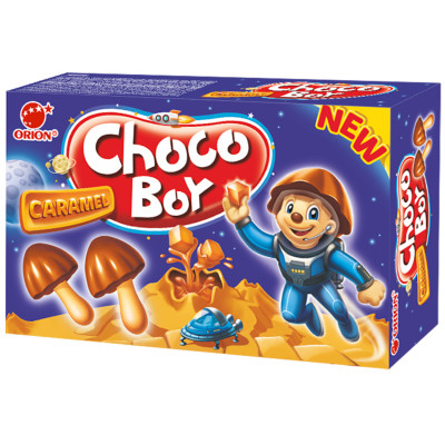 Печенье Orion Choco-Boy Caramel, 45г