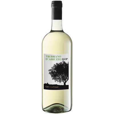 Вино Cantina Tollo Треббьяно д Абруццо белое сухое 12%, 1.5л