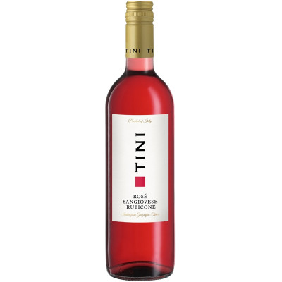 Вино Tini Розе Эмилия-Романья розовое полусухое, 750мл