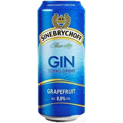 Напиток Sinebrychoff Джин Грейпфрут 8.8%, 330мл