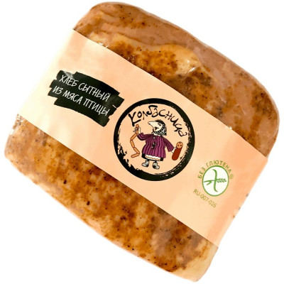 Хлеб из мяса птицы Колбасница Сытный варёный категория В нарезка