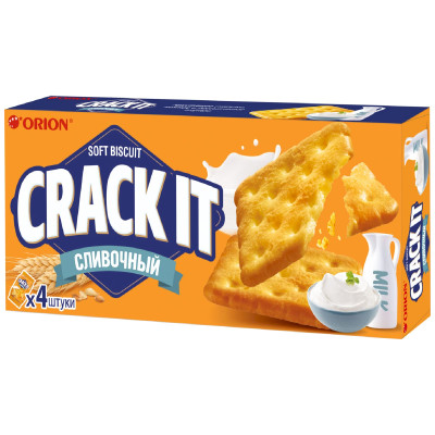 Печенье Orion Crack-It Creamy затяжное, 80г