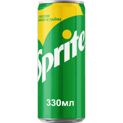 Напиток безалкогольный Sprite газированный, 330мл