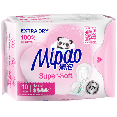 Прокладки Mipao гигиенические дневные, 10шт