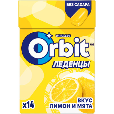 Леденцы Orbit лимон и мята, 35г