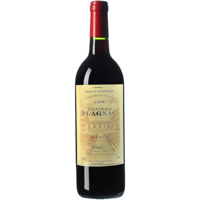 Вино Chateau Plagnac Cru Bourgeois красное сухое 13%, 750мл
