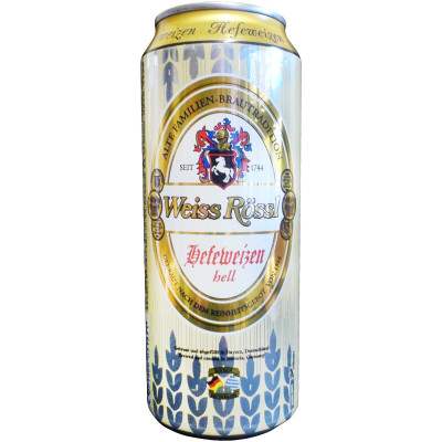 Пиво Weiss Rössl Хефевайцен Хелль, 500мл