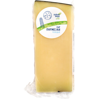 Сыр полутвёрдый Пармезан молодой 40% Зелёная Линия