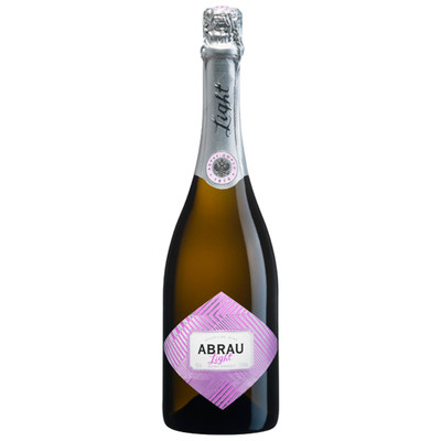 Напиток винный Abrau Light фруктовый полусладкий 8% газированный, 750мл