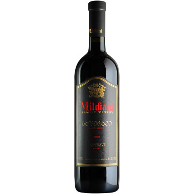 Вино Mildiani Саперави красное сухое 13%, 750мл