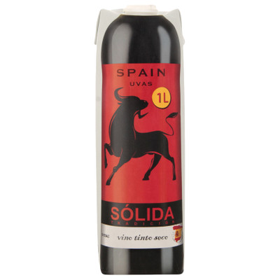 Вино Solida Tradicion красное сухое 10-12%, 1л