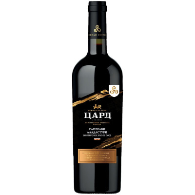 Вино Цард Саперави-Аладастури красное сухое 14%, 750мл