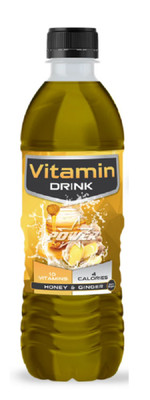 Напиток Vitamin drink Power Star мёд-имбирь, 500мл
