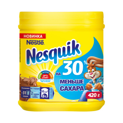 Какао-напиток Nesquik Opti-Start быстрорастворимый, 420г