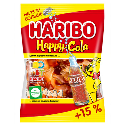 Мармелад Haribo Happy Cola жевательный, 80г