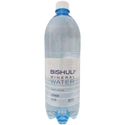 Вода Бишули минеральная природная питьевая лечебно-столовая негазированная, 1л