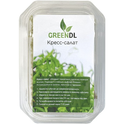 Набор Greendl для проращивания микрозелени Кресс-салат
