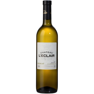 Вино Chateau l'Eclair Muscat ординарное белое полусладкое 10%, 750мл