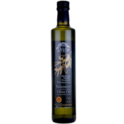 Масло оливковое Delphi Extra Virgin Olive Oil нерафинированное, 500мл