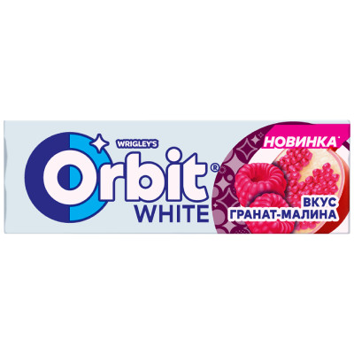 Жевательная резинка Orbit без сахара гранат-малина, 13,6г