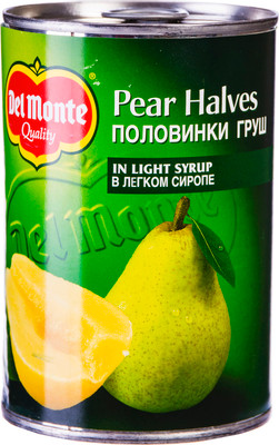 Груши Del Monte половинки в сиропе, 420г