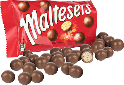 Драже Maltesers шоколадные шарики, 37г