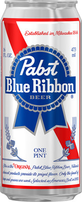 Пиво Pabst Blue Ribbon светлое 4.6%, 473мл