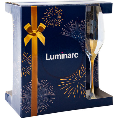Набор бокалов Luminarc Селест золотистый хамелеон для шампанского, 6х160мл