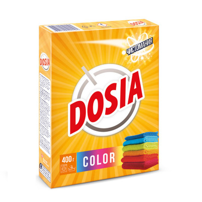 Порошок стиральный Dosia Color для цветного белья, 400г