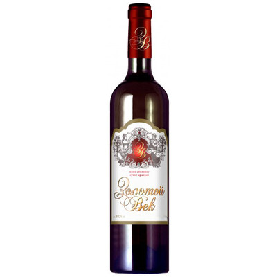 Вино Золотой век Мерло сухое красное 12-14%, 700мл