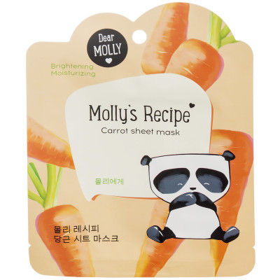 Тканевая маска Рецепты Молли Морковь