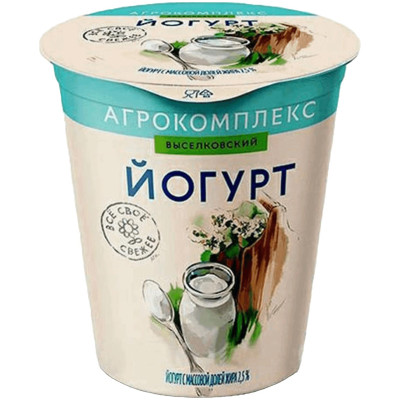 Йогурт Агрокомплекс 3.5%, 300г
