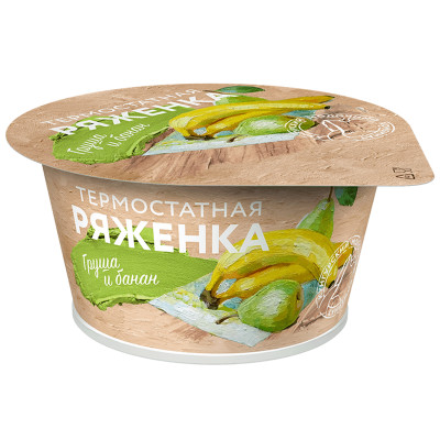 Ряженка Кунгурский МК термостатная груша банан 3.2%, 120мл