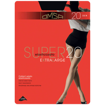 Колготки Omsa Super 20 den Nero р.3