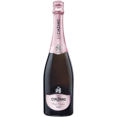 Вино игристое Cinzano Rose розовое полусладкое 9.5%, 750мл