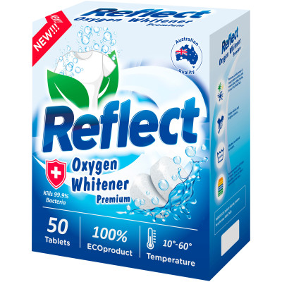 Отбеливатель Reflect Oxygen Whitener экологичный кислородный, 50шт