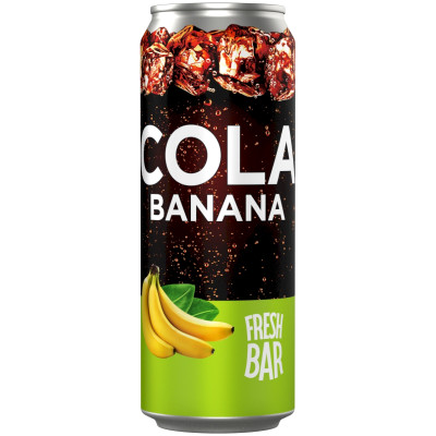 Напиток газированный Fresh Bar Кола Банан, 450мл
