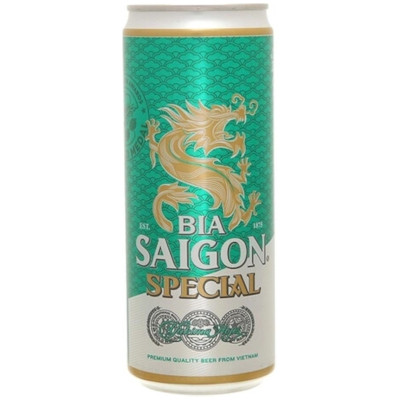Пиво Saigon Special светлое фильтрованное пастеризованное 4,9%, 330 мл