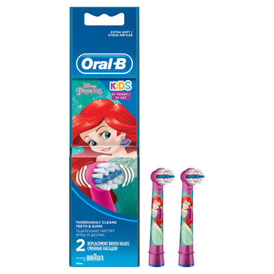 Сменные насадки для электрической зубной щетки Oral-B Kids с героями Disney, 2шт